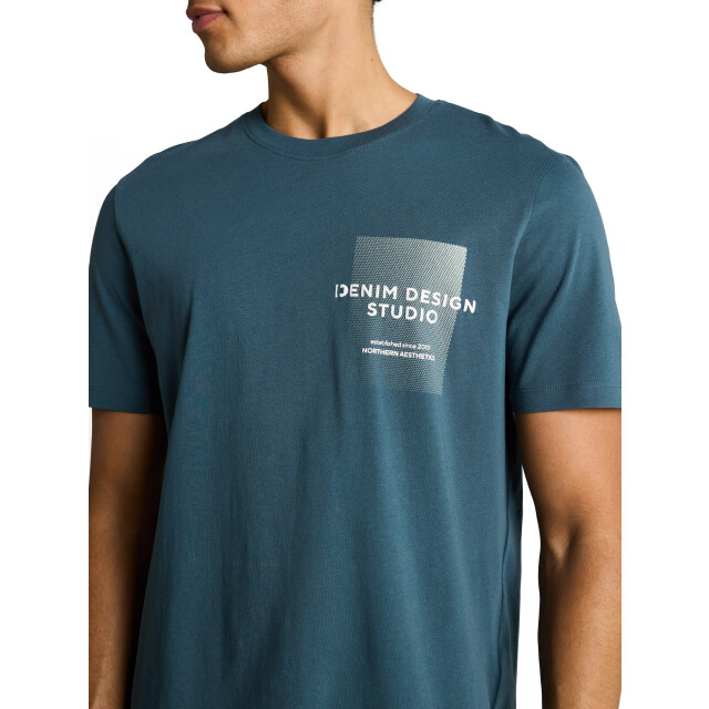 Tom Tailor Basic fit t-shirt met print 1051545 large