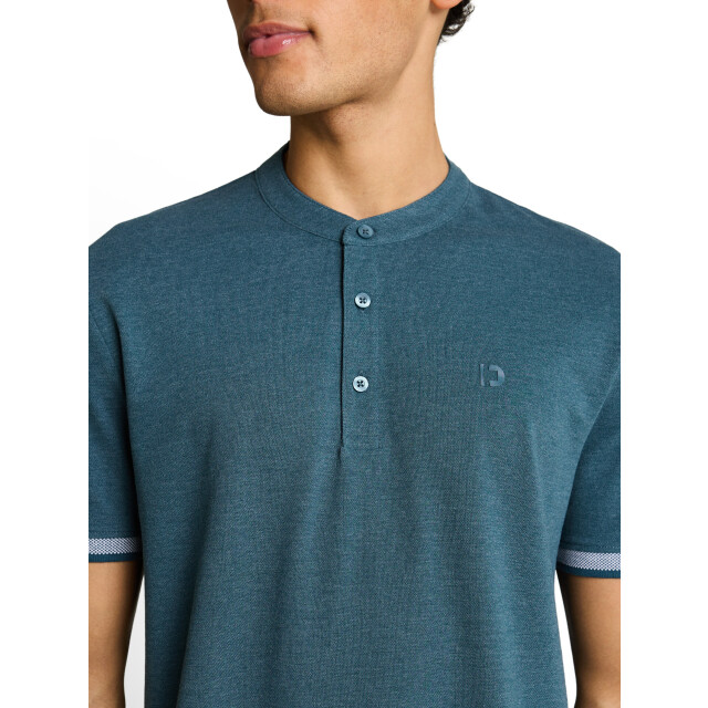 Tom Tailor Tweekleurig piqué poloshirt met opstaande kraag 1052141 large