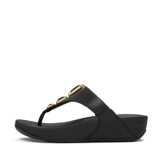 FitFlop Lulu bold crystals toe-post sandals AA0 large