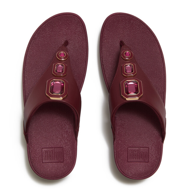 FitFlop Lulu bold crystals teenslippers AA0 large