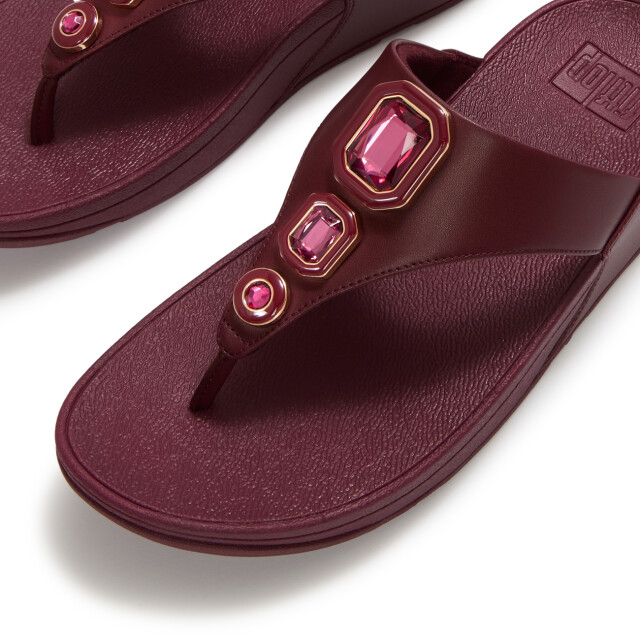 FitFlop Lulu bold crystals teenslippers AA0 large