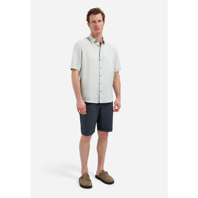 No Excess Heren linnen overhemd 31480321sn 159 dusty green NoExcess Overhemd 31480321SN 159DustyGreen large