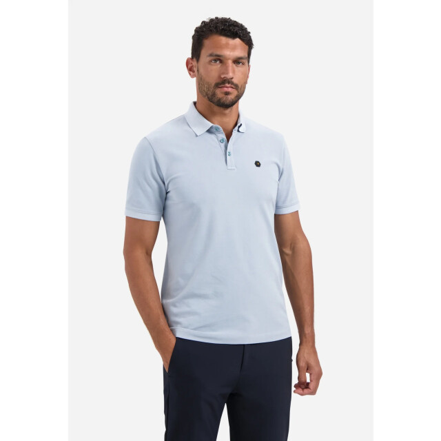 No Excess Heren polo n3801 138 dusty blue NoExcess HerenPolo N3801 138DustyBlue large