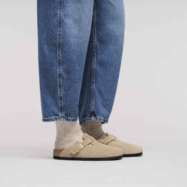 Birkenstock Boston suède smal voetbed unisex instapper 1030883 large