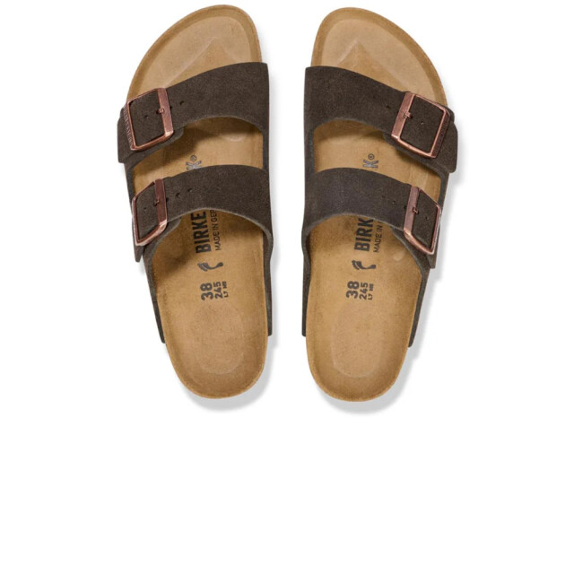 Birkenstock Arizona suède smal voetbed unisex slipper 1027083 large