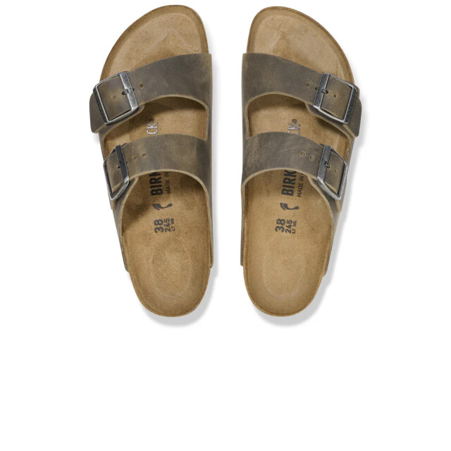 Birkenstock Arizona vetleer smal voetbed unisex slipper 1027039 large