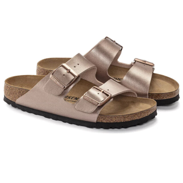 Birkenstock Arizona birko-flor koper smal voetbed dames slipper 1023960 large