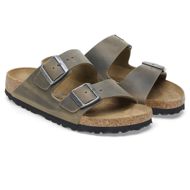 Birkenstock Arizona vetleer smal voetbed unisex slipper 1027039 large