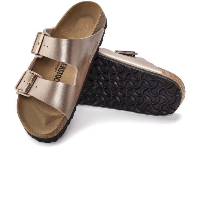 Birkenstock Arizona birko-flor koper smal voetbed dames slipper 1023960 large