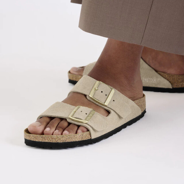 Birkenstock Arizona suède smal voetbed unisex slipper 1029260 large