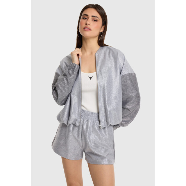Alix The Label Foil shorts foil shorts large