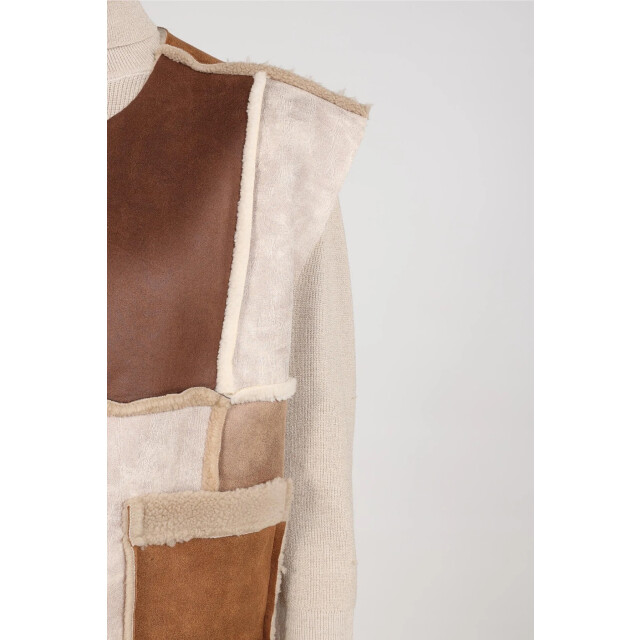 Nukus Nkf08030 386 helen gilet sand/toffee NKF08030 386 large