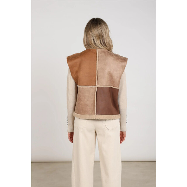 Nukus Nkf08030 386 helen gilet sand/toffee NKF08030 386 large