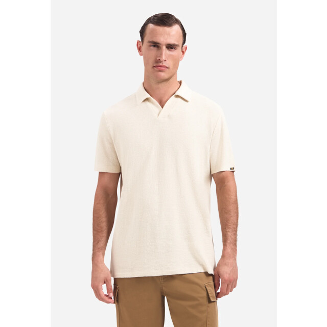No Excess Heren polo 32370431 014 stone NoExcess HerenPolo 32370431 014Stone large