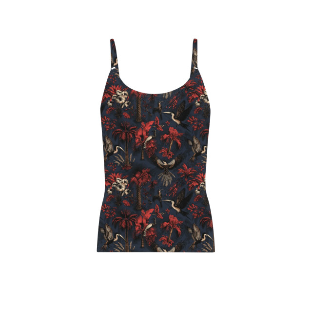 Muchachomalo Girls 1-pack singlet printed PALMBIRDS1214-01J large
