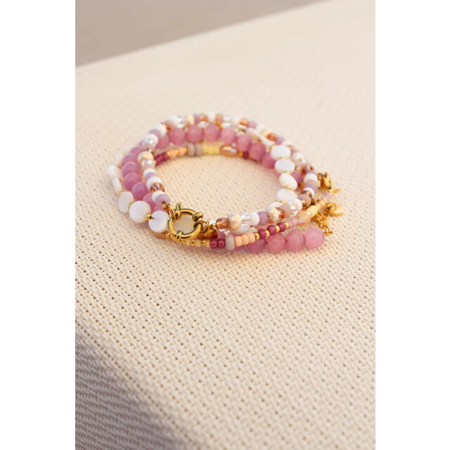Label Kiki Pink snake bracelet Pink snake bracelet large