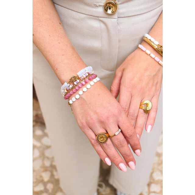 Label Kiki Pink snake bracelet Pink snake bracelet large