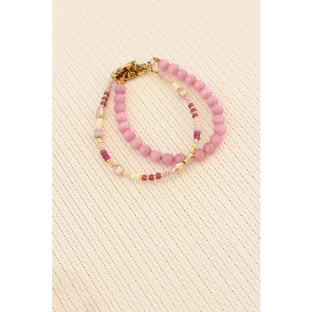 Label Kiki Pink snake bracelet Pink snake bracelet large