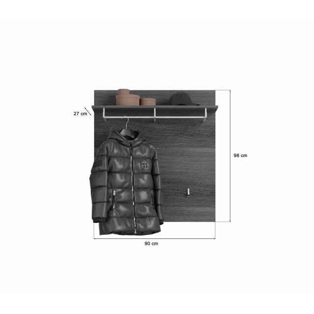 Furnilux Scout wandgarderobe 3 kledinghaken 3256601 large