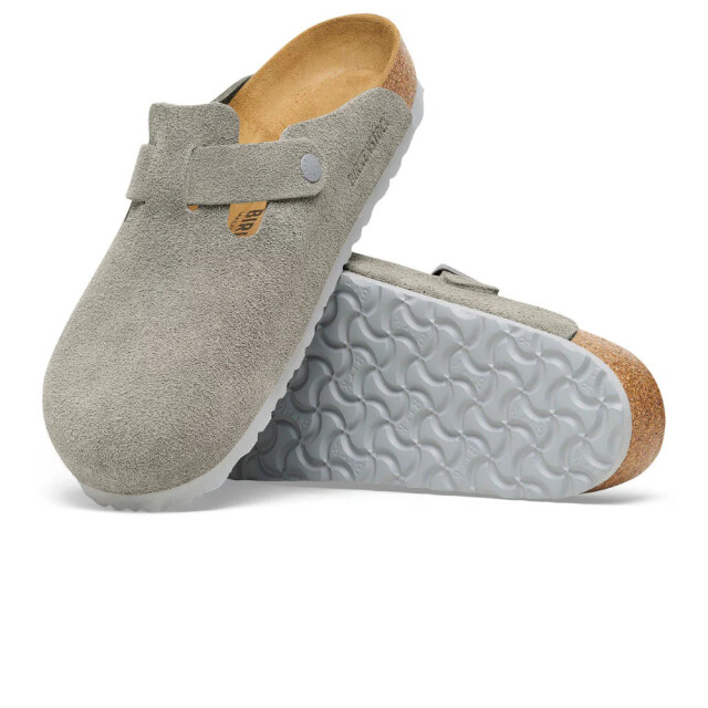 Birkenstock Boston suède smal voetbed unisex instapper 1027751 large