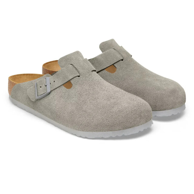 Birkenstock Boston suède smal voetbed unisex instapper 1027751 large