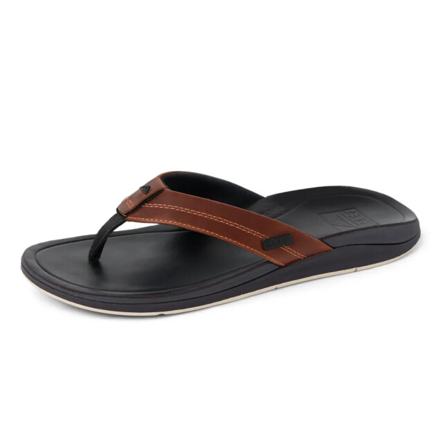 Reef Leather bruin heren slipper CJ9055-61 large
