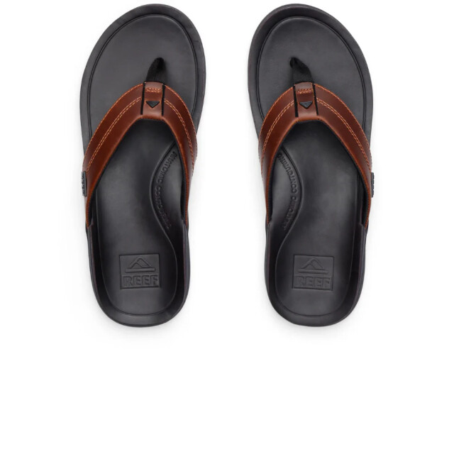 Reef Leather bruin heren slipper CJ9055-61 large