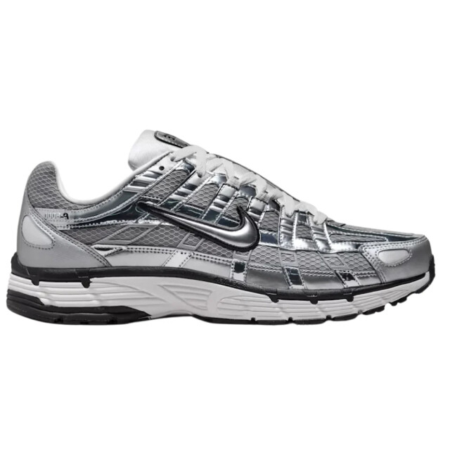 Nike P-6000 metallic silver sail unisex sneaker CN0149-001 large