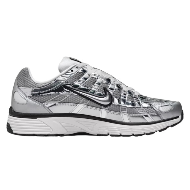 Nike P-6000 metallic silver sail unisex sneaker CN0149-001 large