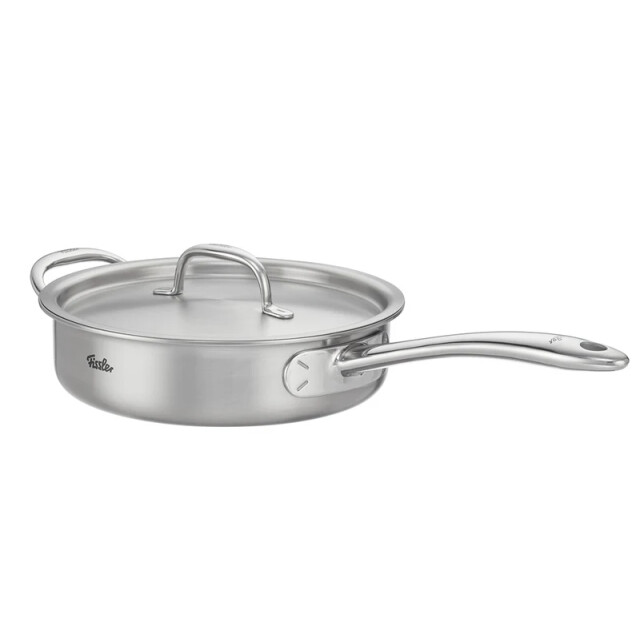 Fissler M5 pro-ply rvs hapjespan/braadpan 24cm 5-ply 071-750-24-000/ large