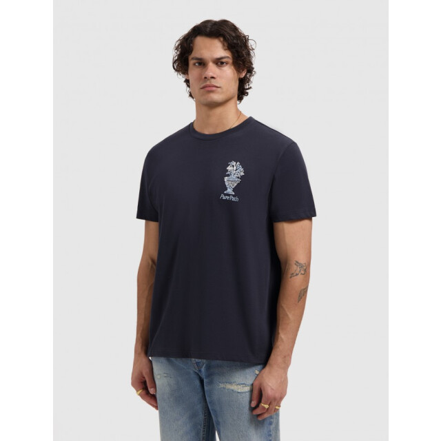 Pure Path 26010106 57 embroidered vase t-shirt purep 57/26010106 large