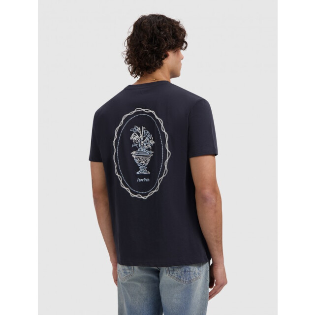 Pure Path 26010106 57 embroidered vase t-shirt purep 57/26010106 large