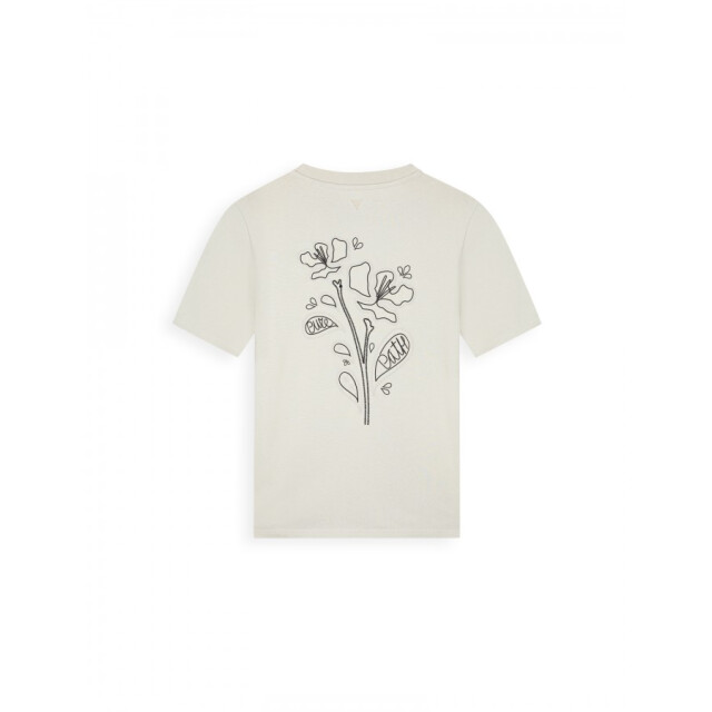 Pure Path 26010120 46 embroidered flower t-shirt purep 46/26010120 large
