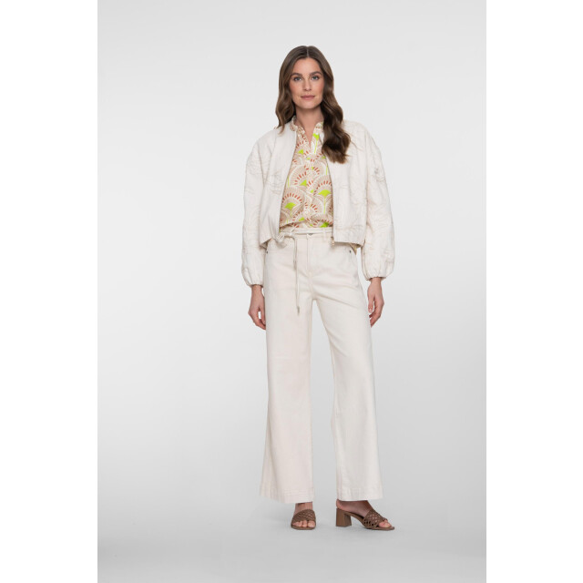 Geisha 61013-10 jeans wide linen mix 4063373030 large