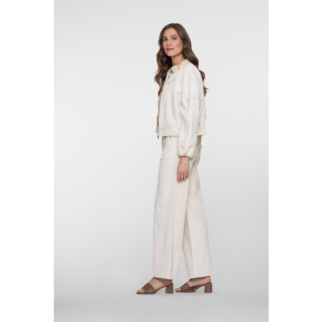 Geisha 61013-10 jeans wide linen mix 4063373030 large