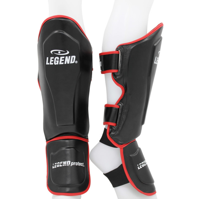 Legend Sports Kickboks scheenbeschermers legend best heren/dames zwart- pu TSG01RDM large