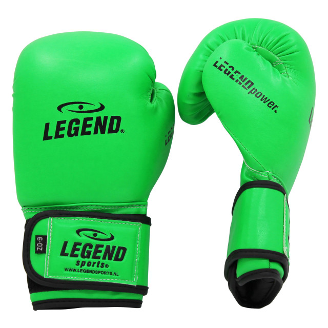 Legend Sports Kinder bokshandschoenen 4-8 jaar neon 4oz/6oz pu TBG06NG06 large