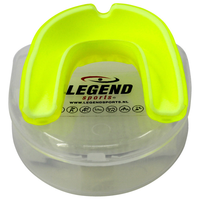 Legend Sports Gebitsbeschermer heren/dames neon gel protect TMG01NG01 large