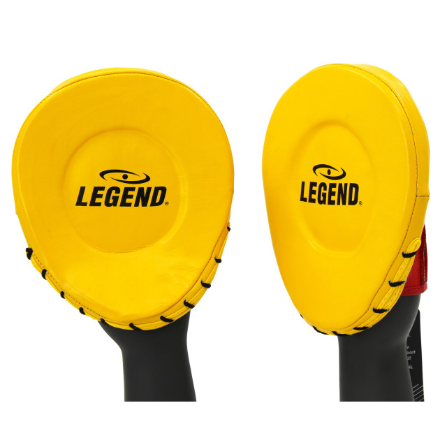 Legend Sports Hyper speed stootkussen geel leer PFP05GL01 large