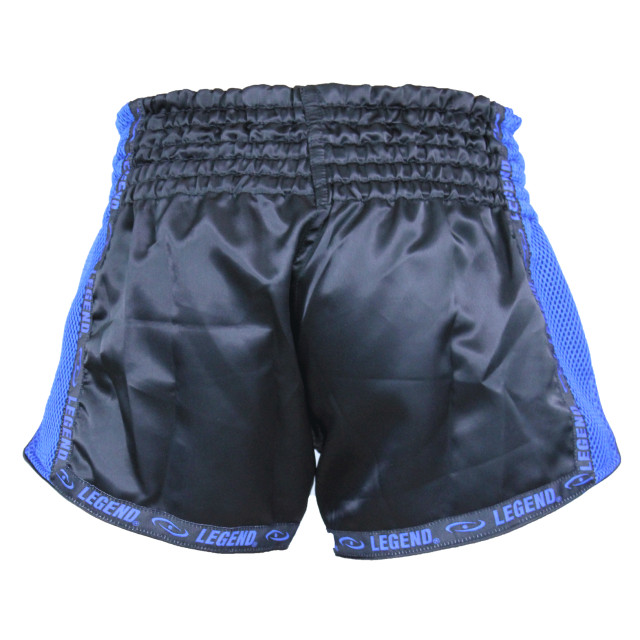 Legend Sports Kickboks broekje kids/volwassenen blauw mesh PSW05BLS large