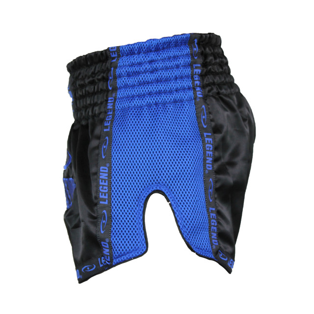 Legend Sports Kickboks broekje kids/volwassenen blauw mesh PSW05BLS large