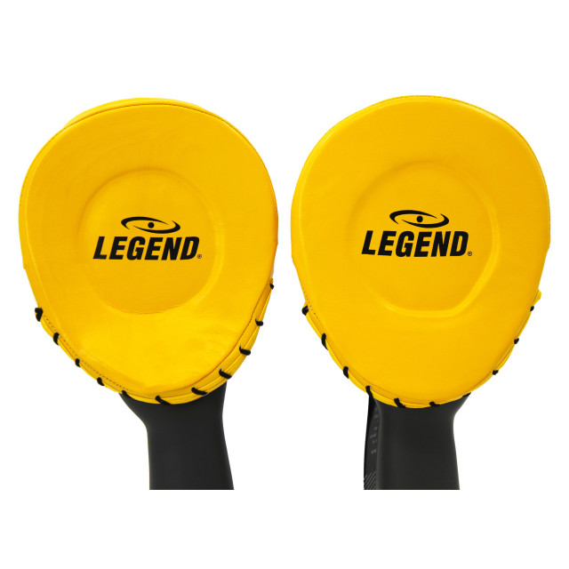 Legend Sports Hyper speed stootkussen geel leer PFP05GL01 large
