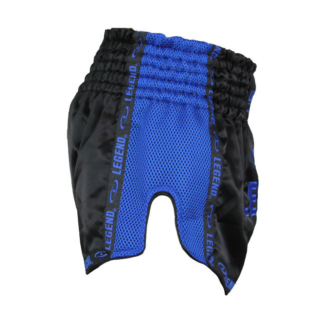 Legend Sports Kickboks broekje kids/volwassenen blauw mesh PSW05BLS large