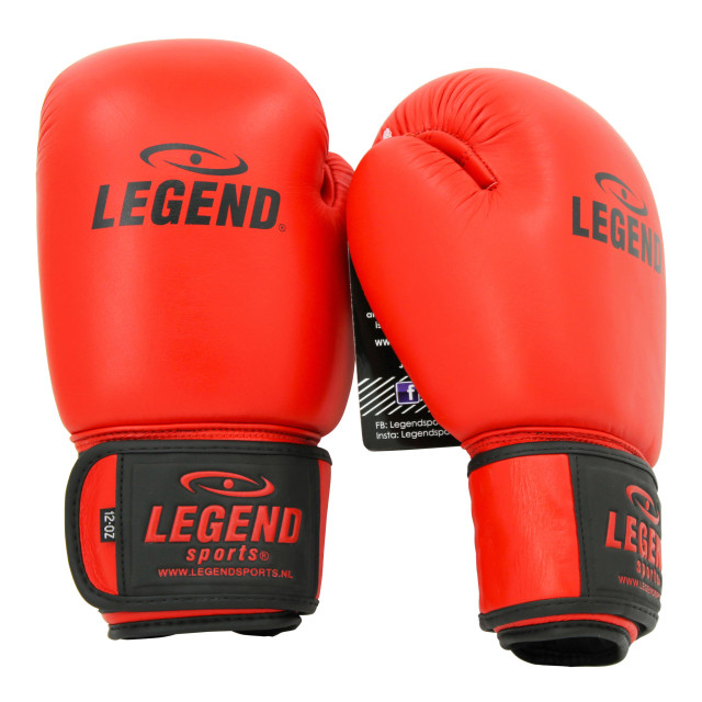 Legend Sports Legendpadding bokshandschoenen heren/dames leer PBG07RD08 large