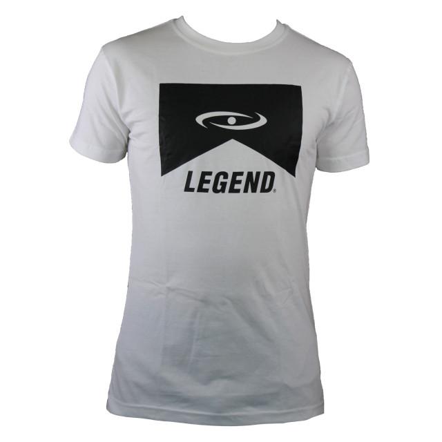 Legend Sports T-shirt legend icon kids/volwassenen wit 100% bio katoen PSW27ZWXS large