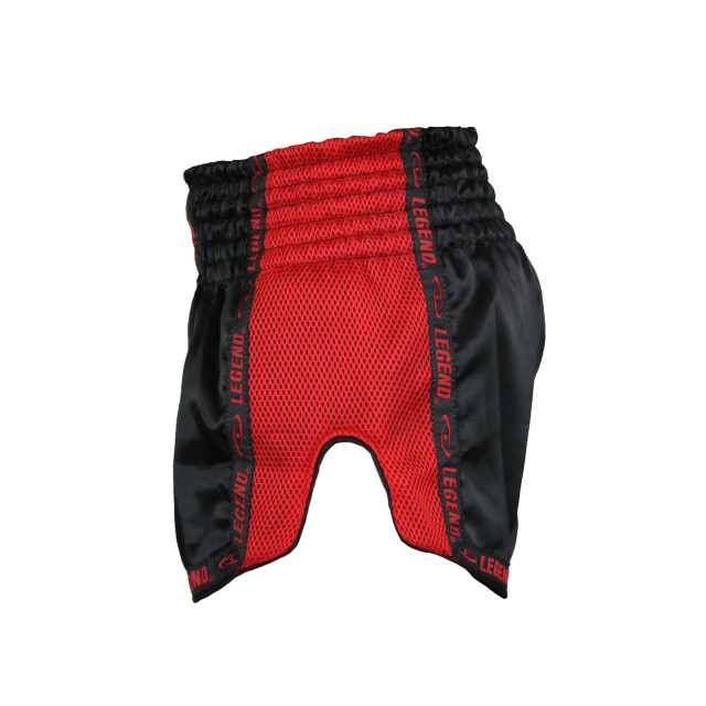 Legend Sports Kickboks broekje kind/volwassene rood mesh PSW05RDMESHS large