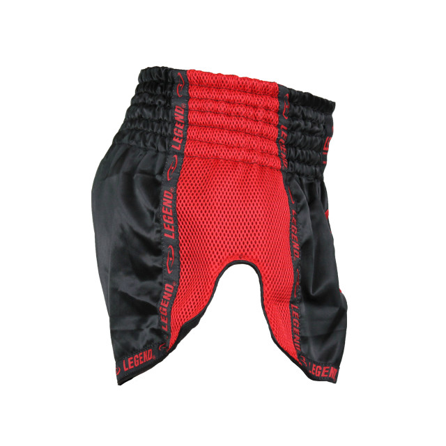 Legend Sports Kickboks broekje kind/volwassene rood mesh PSW05RDMESHS large