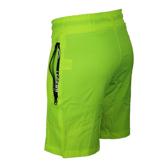 Legend Sports Short met rits vakken kids/volwassenen neon polyester CASSHNGREENXS large