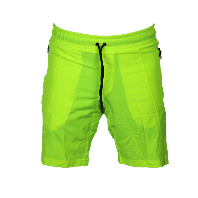 Legend Sports Short met rits vakken kids/volwassenen neon polyester CASSHNGREENXS large