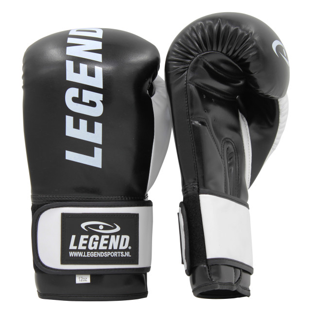 Legend Sports Bokshandschoenen legend impact protect zwart/wit TBG07ZWT10 large